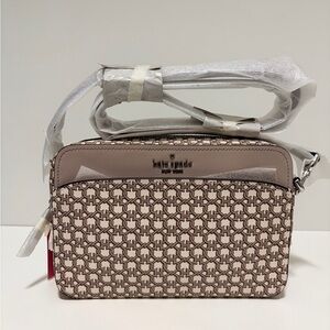 kate spade New York Gray Patterned Women's Crossbody Bag